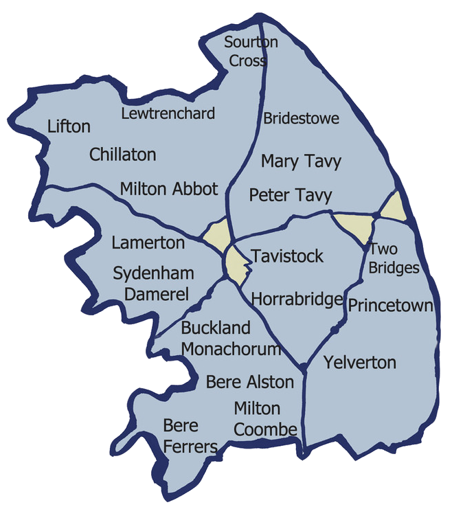 Map showing the area covered by BMCN