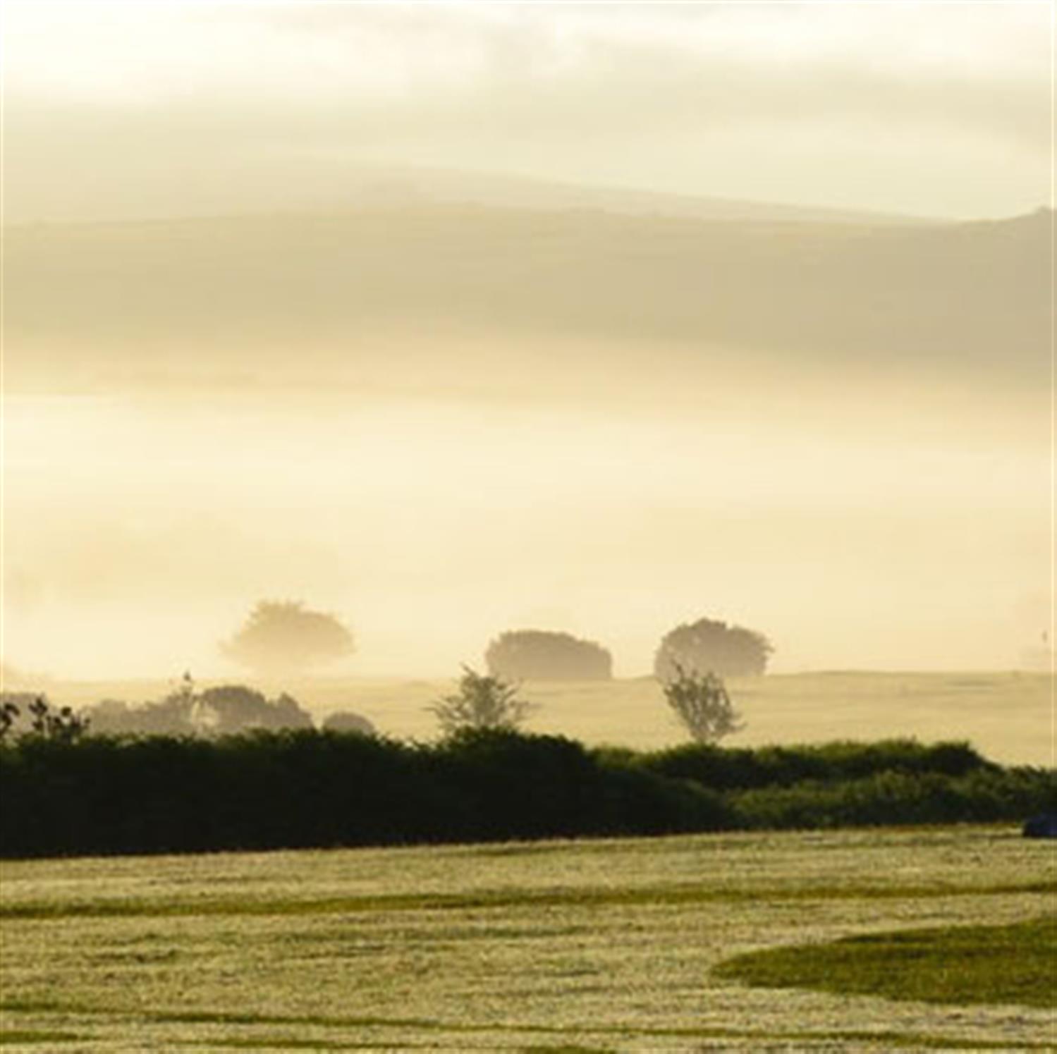 A beautiful misty sunrise